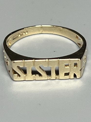 9ct gold sister ring - 9ct,