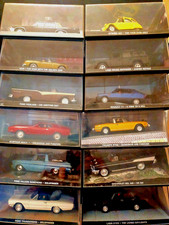 12 X GE Fabbri JAMES BOND Car Collection 1:43....BULK/LOT