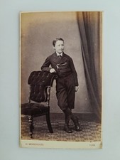 CDV: Handsome Boy Suit Chair