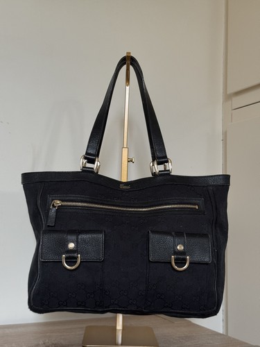 Gucci abbey line canvas - gucci,