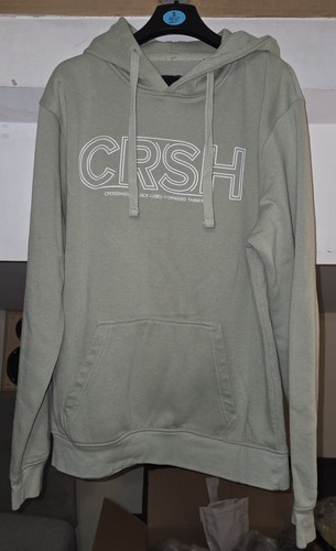 Crosshatch hoodie mens mint - crosshatch, xl