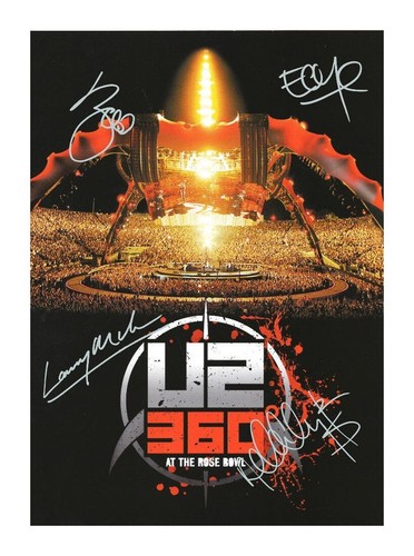 Entire group autographed - u2,