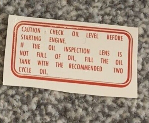 Suzuki fz50 decal oil - fz50, level
