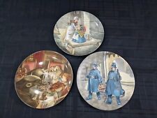 Wedgewood Wind In The Willows Plates X3 The Banquet-Escape Jail-Toad In Chains