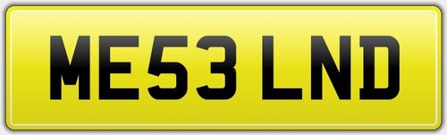 Melinda personalised car reg - personalised,