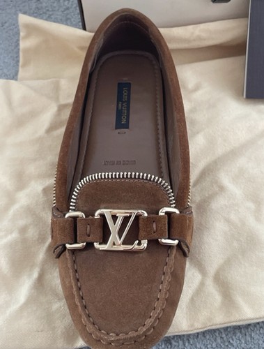 Louis vuitton suede loafers - suede, /