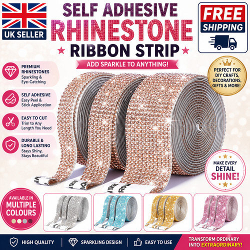 Self adhesive bling - self, silver