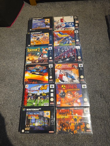 Boxed n64 games x12 job - boxed,