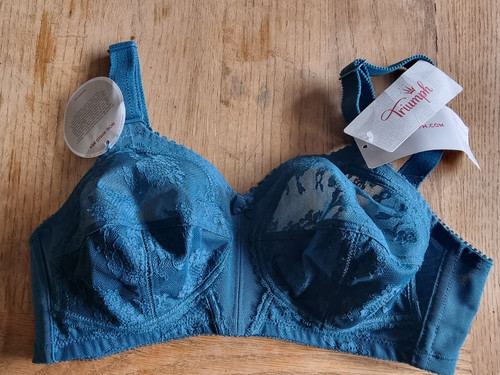 Nwt triumph 34c teal - nwt, lace