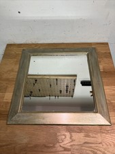 Old Gold Wooden Mirror Wall