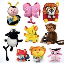 Cute Animal Toddler Backpack with Safety Harness – 2-in-1 Anti-Lost Reins Plush