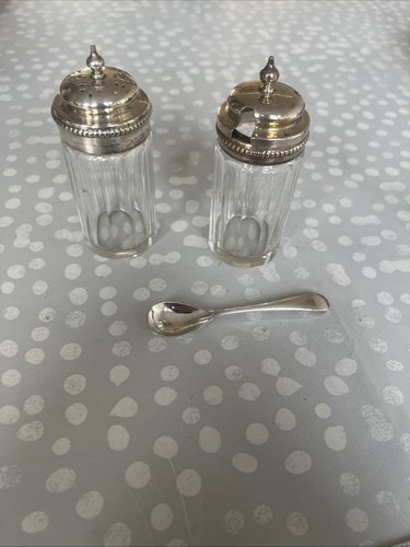 Two glass silver plate - two,