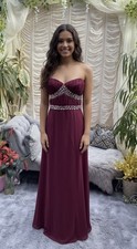Maxi dress party Maroon