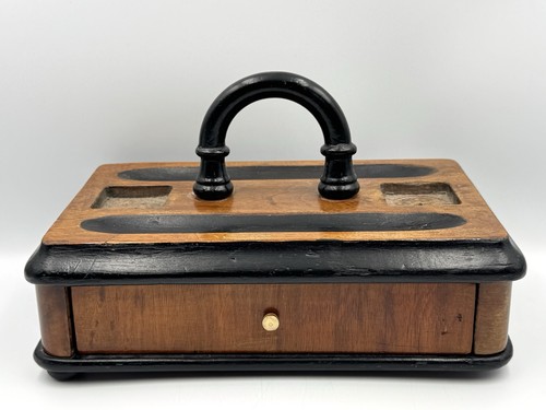 Antique victorian walnut desk - antique,