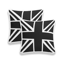 Union Jack Square Cushion Covers Home Sofa Garden Pillow Throw 18x18 100% Cotton