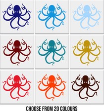 Bathroom Tile Stickers Tile Transfers OCTOPUS Vinyl Decals Wall Stickers