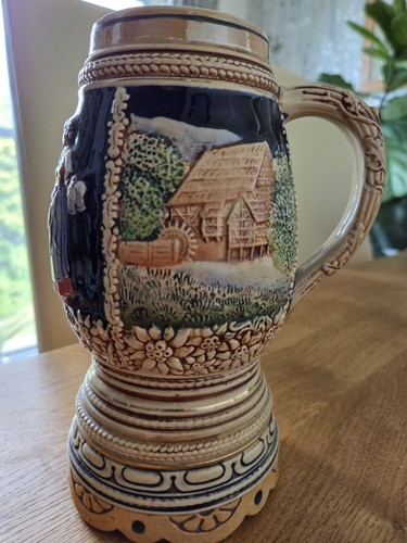 Vintage german stein tankard - vintage,