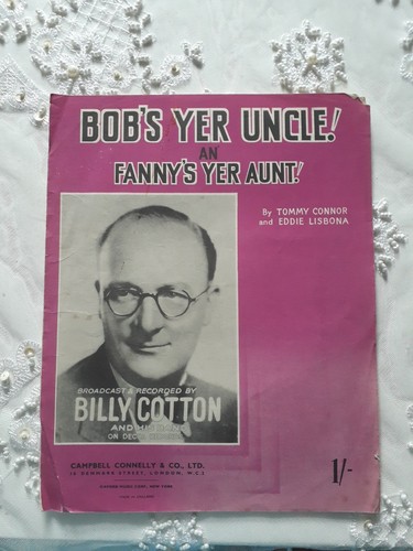 Bob yer uncle fanny - yer, uncle!