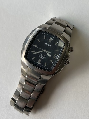 Seiko kinetic titanium 5m62 - titanium,