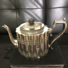 Thomas Otley Silver Plate EP Teapot - Vintage Engraved Design