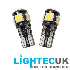 2x BRIGHT PURE WHITE 5 SMD 501