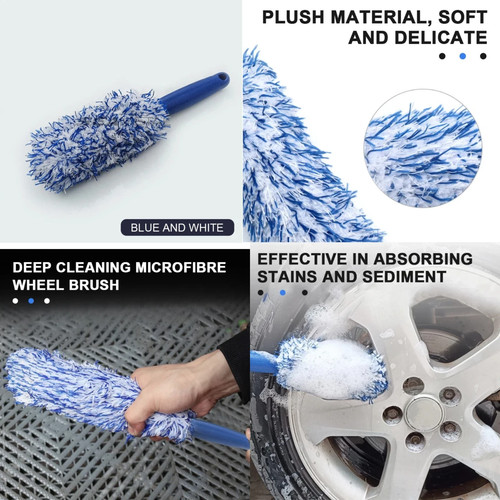 Car wheel cleaning brush - car,