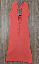 Motel Mogi Orange Halterneck