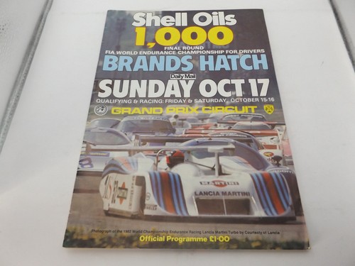 1982 brands hatch programme - 1982,