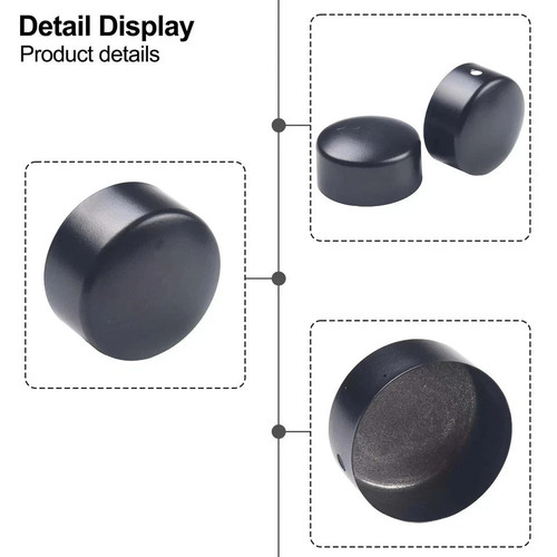 Stylish black handrail end - stylish,