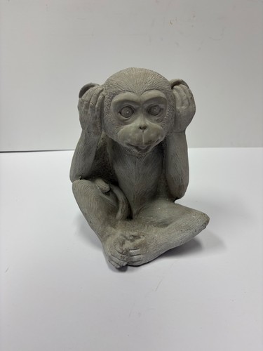 Stone monkey statue hear - stone,