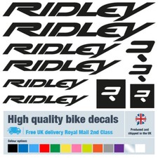 Ridley bike decals / labels