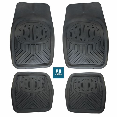 Rubber car mats set - rubber, fit
