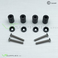 Black Car Bonnet Spacers Vent