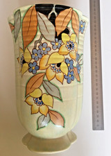 Crown Devon art deco vase