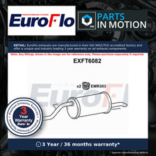 Exhaust Back / Rear Box fits