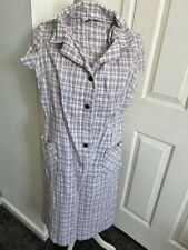 Dress Size M Horrockses Vintage 60s Cotton Short Sleeve Summer Festival Retro