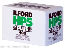 Ilford HP5 35mm Plus 400 ISO Black & White Camera film 36 exp. Pack of 1 B+W