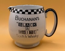 Vintage Buchanan's 'Black & White' Scotch Whisky Water Jug