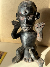 Tribal African Human/Animal Ekoi Headdress Detachable Arms/Legs  & Hair