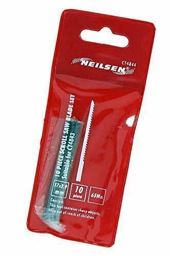 Neilsen 10pc mini scroll saw - 10pc,