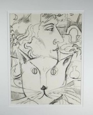 Pencil Drawing, 'Portait of