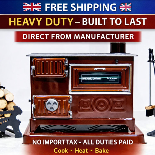 Heavy duty wood - wood, cooker