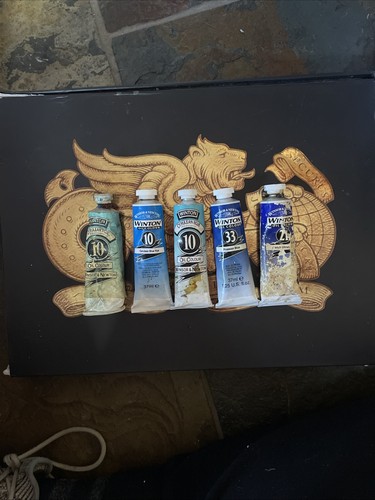 Winton oil colour blue - 5, tubes