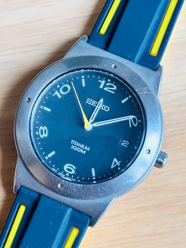 Seiko titanium 100m 7n42 - titanium,