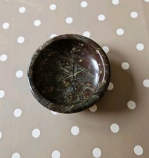 Small round polished Serpentine pin or ring dish