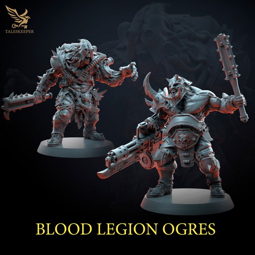 Blood legion ogres 28mm - blood,