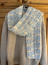 Soft Squishy Warm Hand Knit Scarf