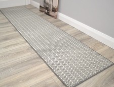 Grey Herringbone Rug Hall