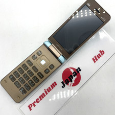 KYOCERA GRATINA KYF39 Light Blue Android Flip Phone Unlocked Clean Japan