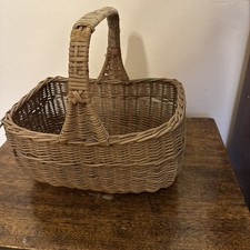 Vintage Willow Wicker Shopping